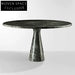 Minimalist Round Travertine Marble Home Dining Table