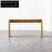 Minimalist Solid Burl Wood Console Table | Versatile Desk & TV Unit