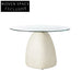 Minimalist Tempered Glass Round or Rectangular Modern Dining Table