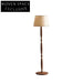 Minimalist Wabi-Sabi Natural Fabric Wood Floor Lamp