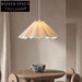 Minimalist Wabisabi Fabric LED Pendant Lamp for Elegant Dining Room Lighting