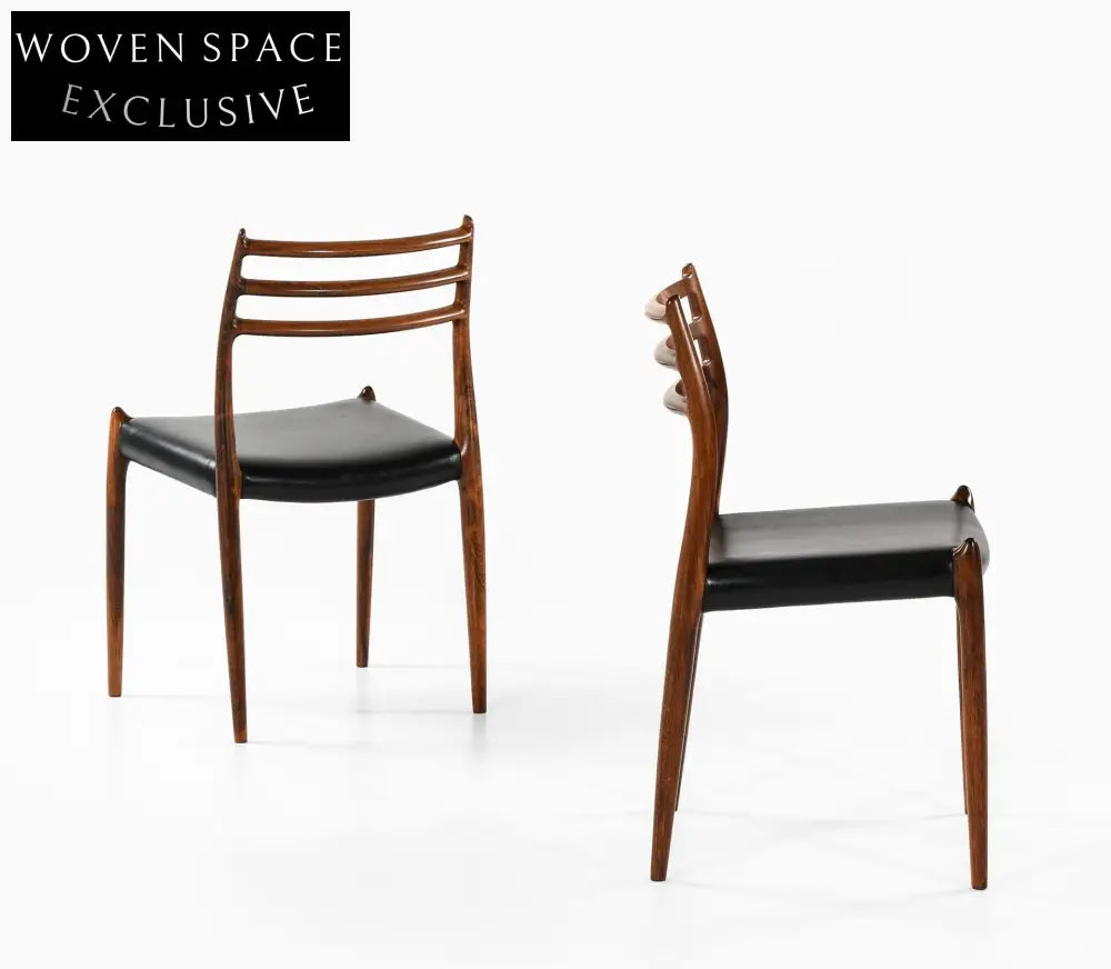 Model 78 Dining Chairs by Niels O Møller