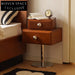 Modern 2-Drawer Night Stand with Durable Metal Legs, Contemporary Bedside Table