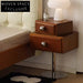 Modern 2-Drawer Night Stand with Durable Metal Legs, Contemporary Bedside Table