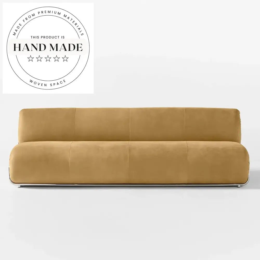 Modern 3-4 Seater Boucle Fabric Apartment Living Room Sofa