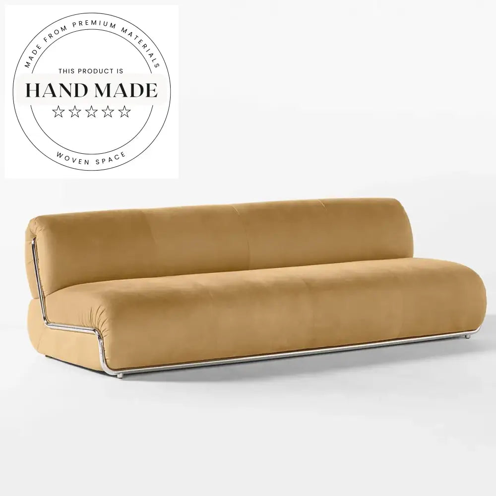 Modern 3-4 Seater Boucle Fabric Apartment Living Room Sofa
