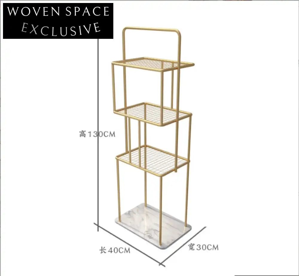 Modern 3-Tier Freestanding Towel Rack with Marble Base for Bathroom Organization