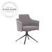 Modern 360 Rotating Upholstered Fabric Swivel Office Dining Armchair
