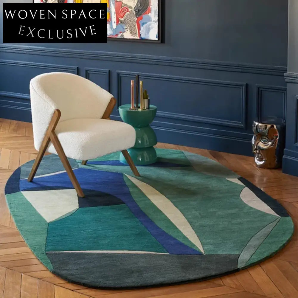 Modern 3D Special-Shaped Italian Vintage Handmade Polyester Area Rug Home Decor