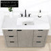 Modern 48-Inch Bathroom Vanity with Integrated Sink, Storage Cabinet, and Drawers