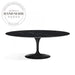 Modern 6 Seater Natural Marble Oval Dining Table