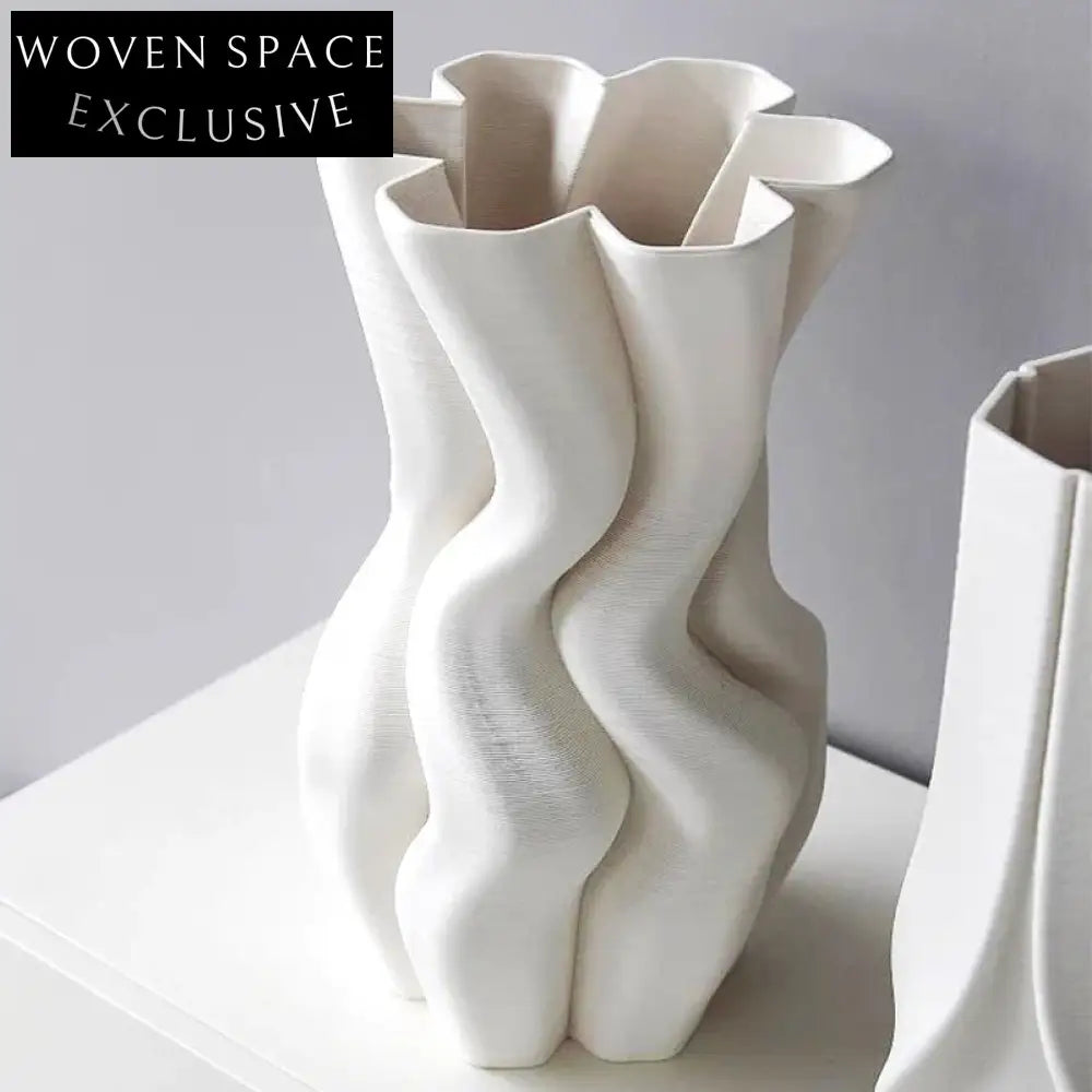 Modern Abstract Ceramic Art Vase Nordic Style Home Decor Ornament