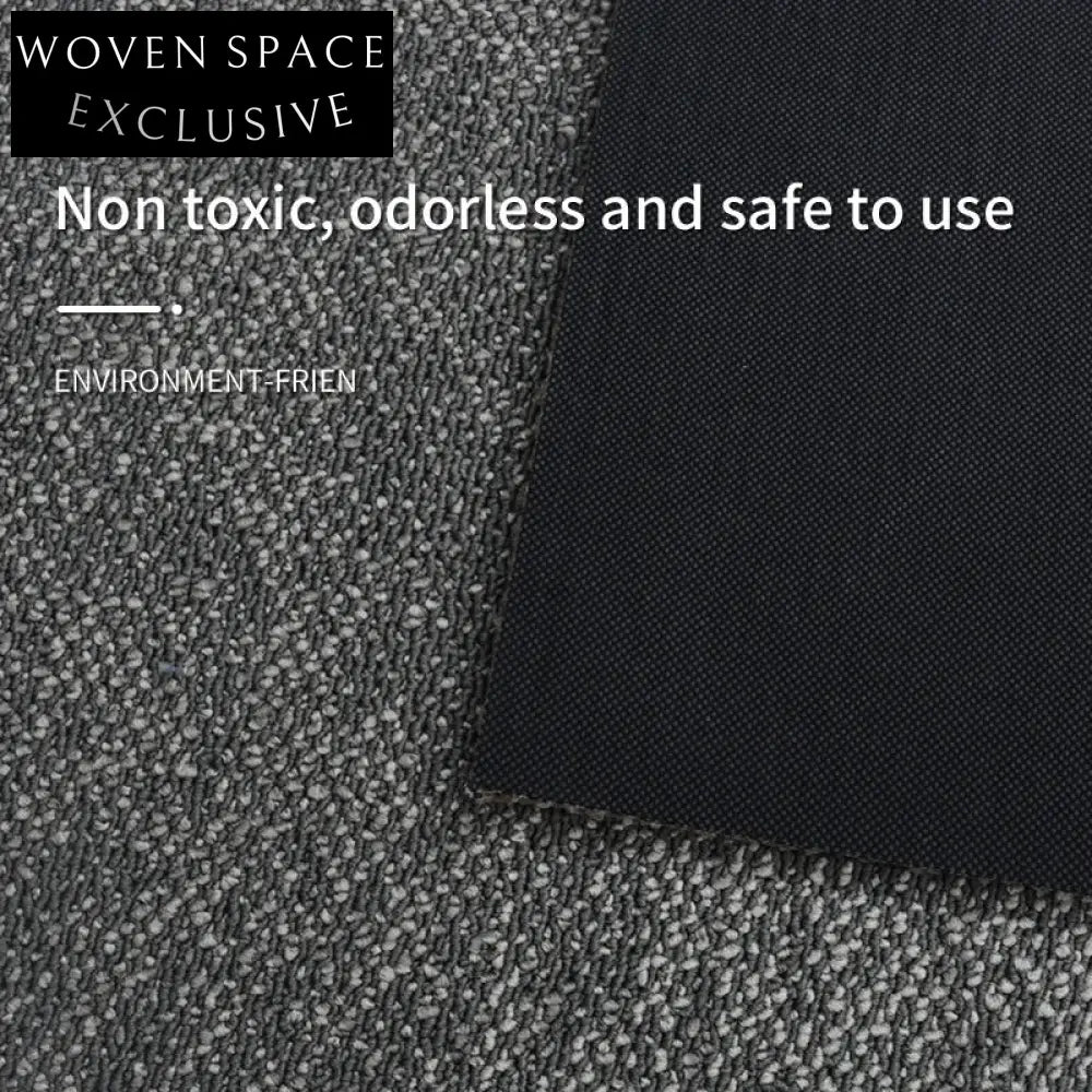 Modern Abstract Commercial Office Building Polypropylene Carpet Tiles, Free Splicing