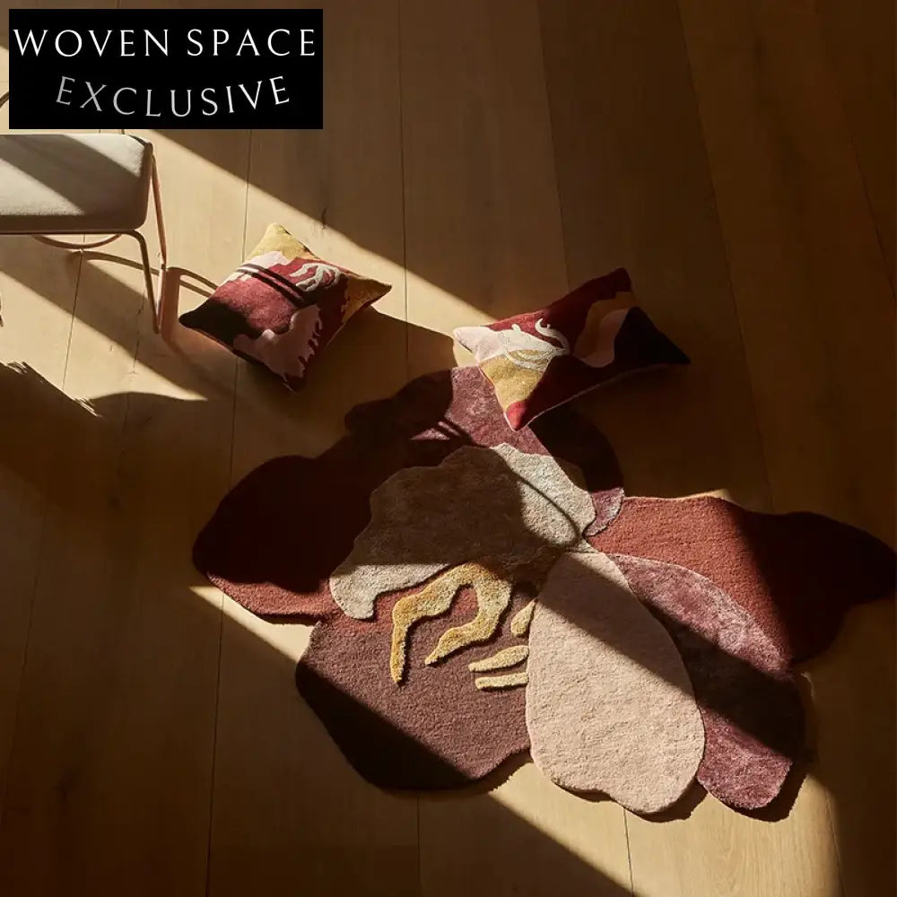 Modern Abstract Geometric Pattern Area Rug for Living Room Bedroom Floor Carpet