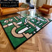 Modern Abstract Handmade Polyester Area Rug for Living Room Bedroom Decor