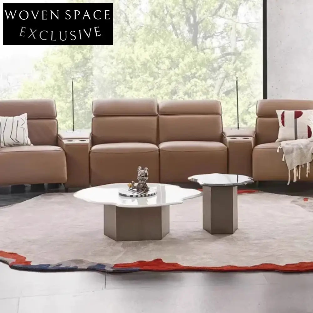 Modern Abstract Handmade Polyester Irregular Area Rug for Living Room Bedroom