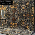 Modern Abstract Persian-Style Polyester Rug for Living Room and Bedroom
