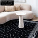 Modern Abstract Polyester Area Rug for Living Room, Stain-Resistant & Easy Clean Carpet