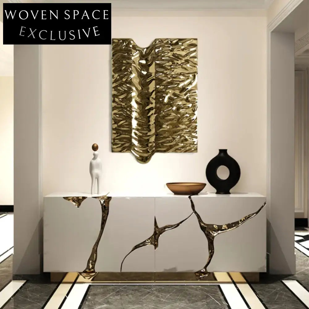 Modern Abstract Steel Metal Wall Art Decor for Contemporary Homes