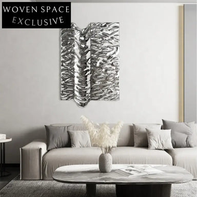 Modern Abstract Steel Metal Wall Art Decor for Contemporary Homes