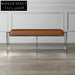 Modern Acrylic Base Fabric Seat Bench for Entryway and Dressing Room