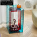 Modern Acrylic Clear Sofa Side Table with Storage, Elegant Living Room Furniture