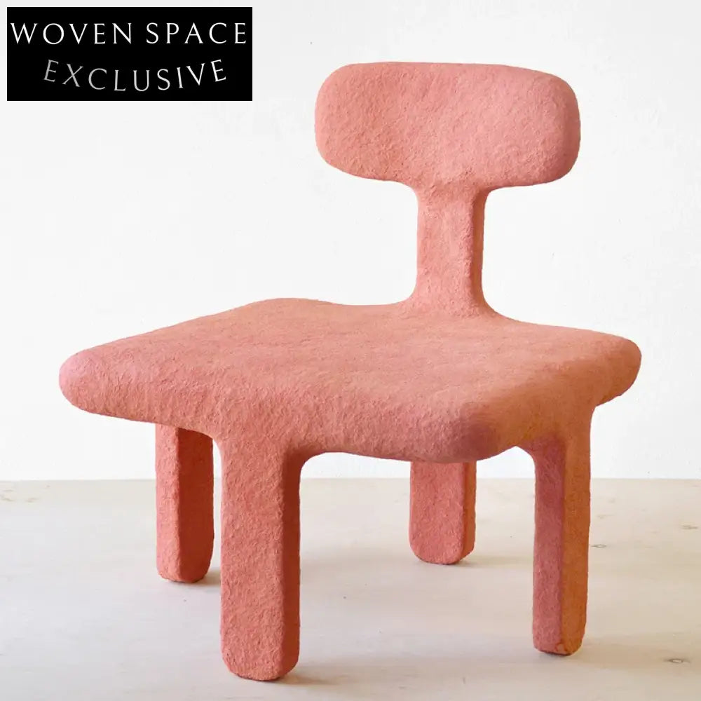 Modern Acrylic Dining Chair with Curved Backrest - Transparent, Pink, Purple