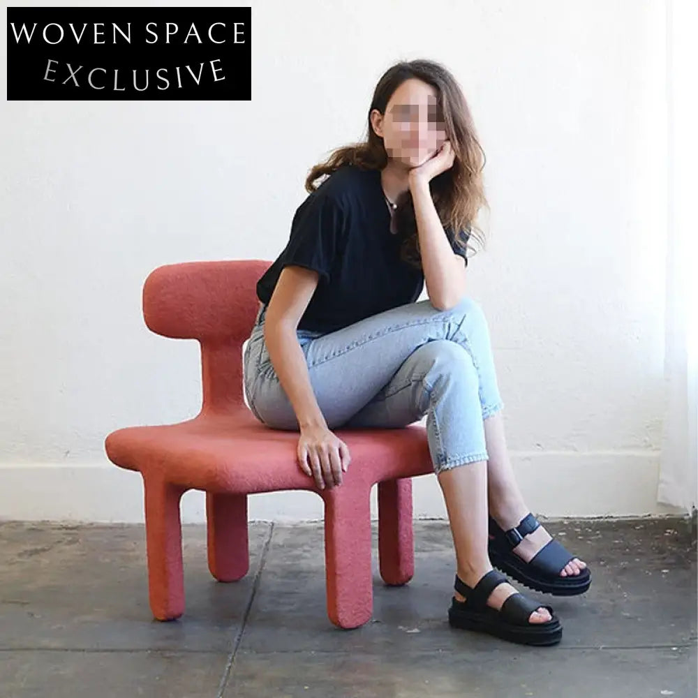 Modern Acrylic Dining Chair with Curved Backrest - Transparent, Pink, Purple