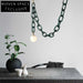 Modern Acrylic LED Light Chain Chandelier for Dining Living Room Pendant Light