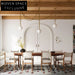 Modern Acrylic LED Light Chain Chandelier for Dining Living Room Pendant Light