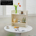 Modern Acrylic Living Room Side Table, Durable Plastic Storage Rack Organizer