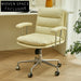 Modern Adjustable Swivel Leather Office Chair with Wheels for Home Study