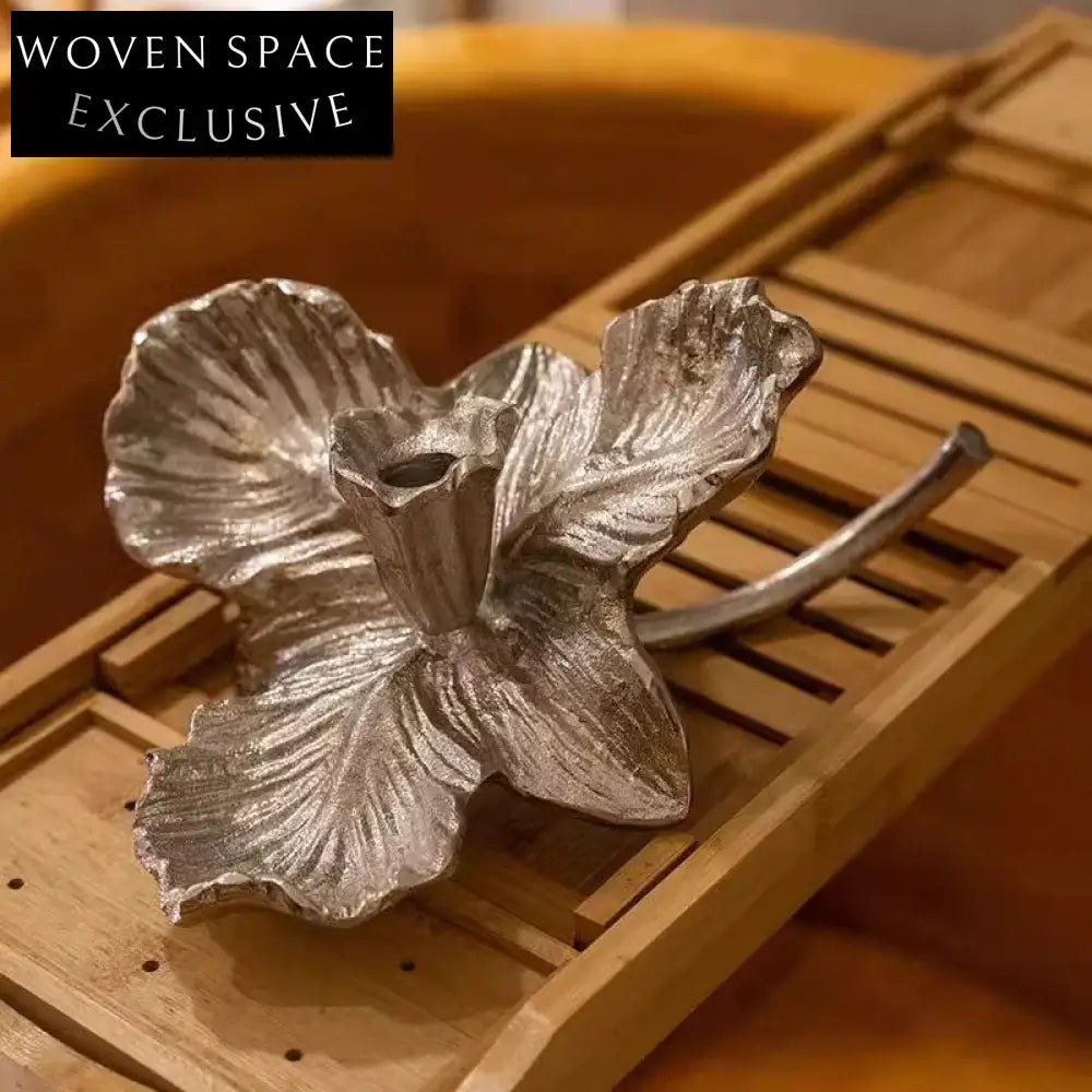 Modern Aluminum Flower Wedding Decor Candle Holder Metal Stand for Events