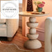 Modern Antique Solid Wood Balcony Lounge Decorative Side Table