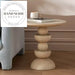 Modern Antique Solid Wood Balcony Lounge Decorative Side Table