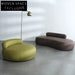 Modern Arc-Shape Three-Seater Cobblestone Design Office Sofa