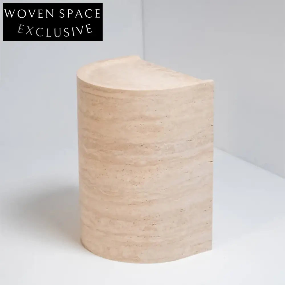 Modern Arch Shape Marble Coffee Table Luxury Home Bedside Nightstand