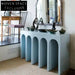 Modern Arched Wood Console Table with Unique Design for Elegant Home Decor
