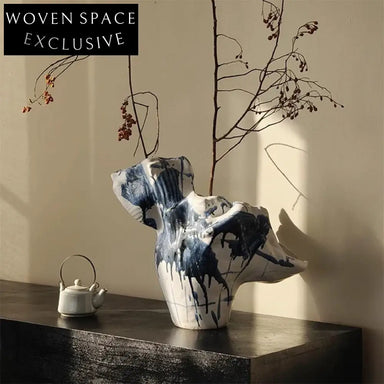 Modern Art Minimalist Ceramic Tabletop Flower Vase