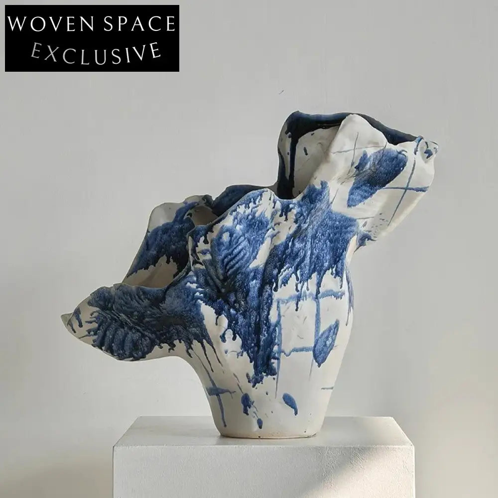 Modern Art Minimalist Ceramic Tabletop Flower Vase