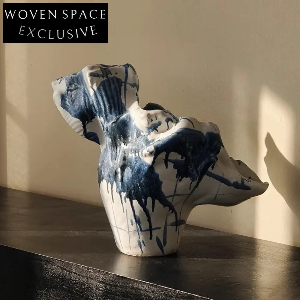 Modern Art Minimalist Ceramic Tabletop Flower Vase