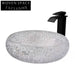 Modern Artistic Crystal Glass Bathroom Vessel Sink for Vanity