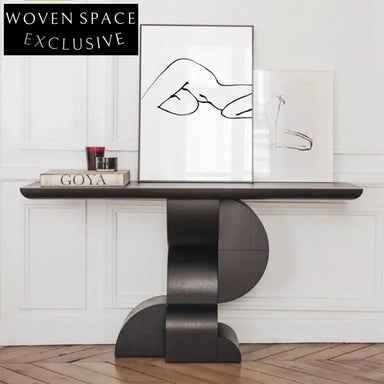 Modern Artistic Metal MDF Living Room Hotel Entryway Console Table