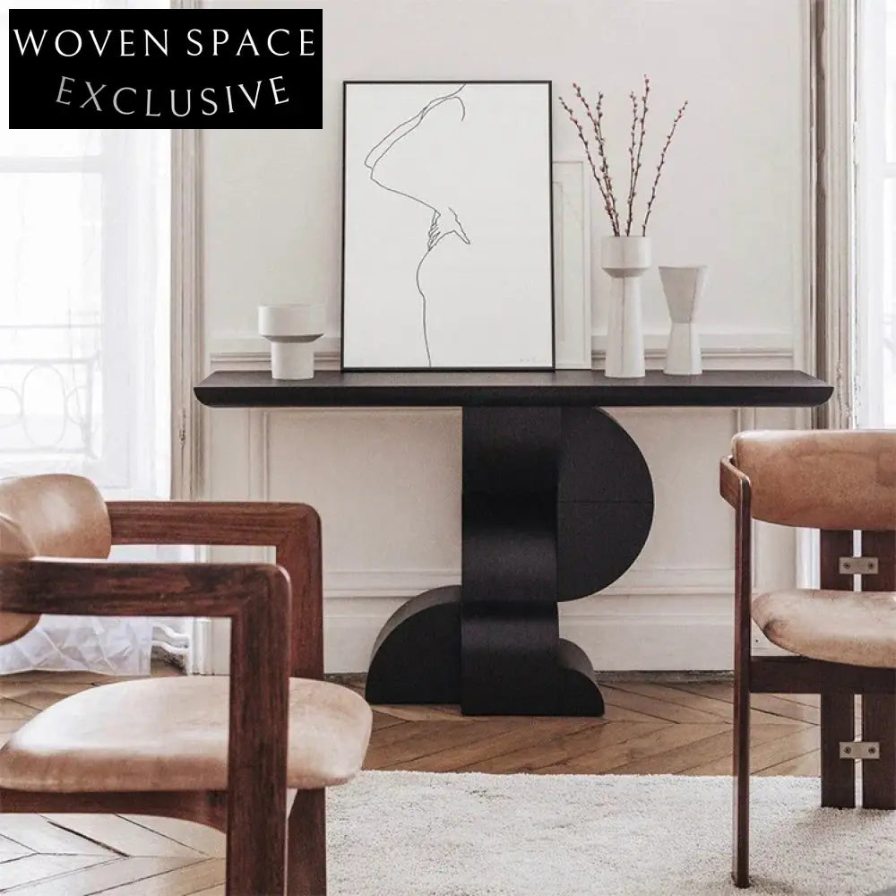 Modern Artistic Metal MDF Living Room Hotel Entryway Console Table