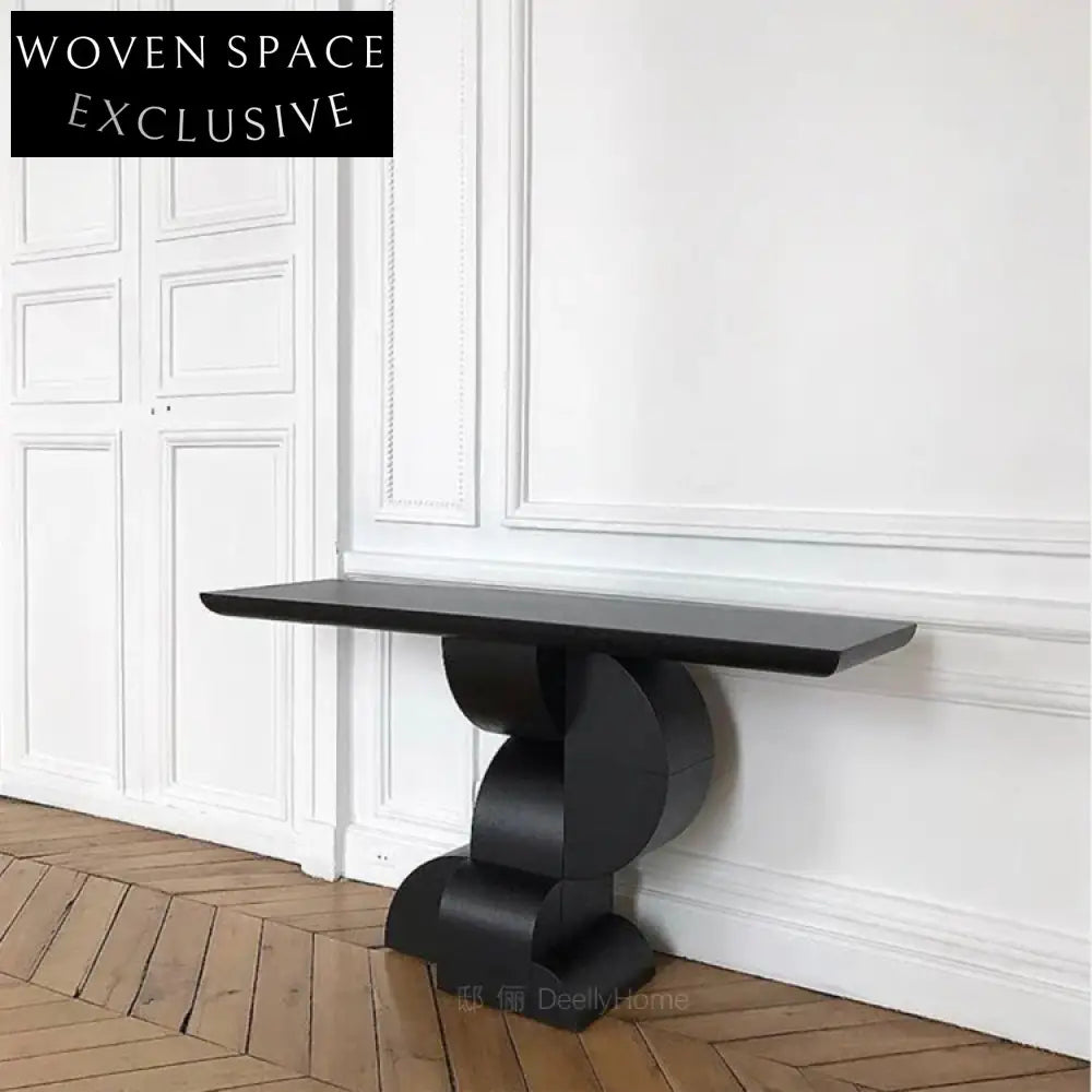 Modern Artistic Metal MDF Living Room Hotel Entryway Console Table