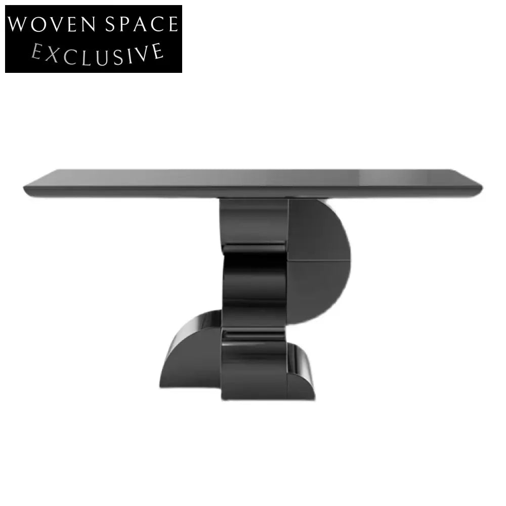 Modern Artistic Metal MDF Living Room Hotel Entryway Console Table