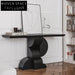 Modern Artistic Metal MDF Living Room Hotel Entryway Console Table