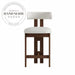 Modern Ash Wood Bar Stool with Custom Fabric for Kitchen & Dining Counter