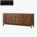 Modern Ash Wood Sideboard Buffet, Luxury Storage Cabinet for Dining Room