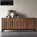 Modern Ash Wood Sideboard Buffet, Luxury Storage Cabinet for Dining Room